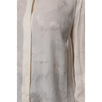 Dolce & Gabbana White Button Down Long Sleeves Blouse Top TSH906732-44