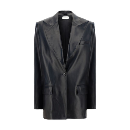 Magda Butrym Black Leather Jacket