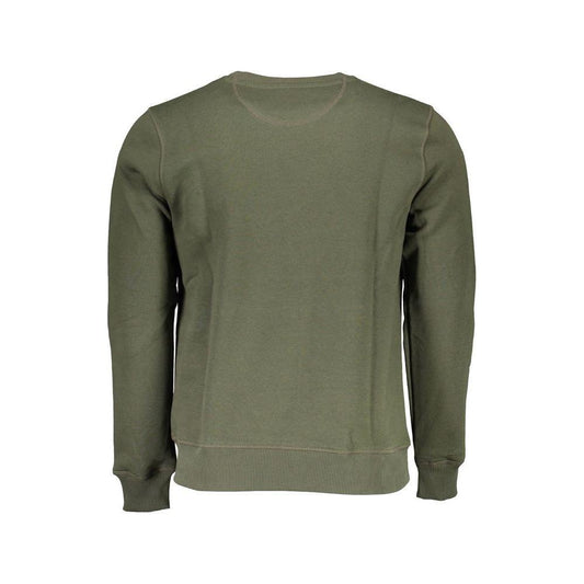 North Sails Green Cotton Men Sweater NO-36949-L