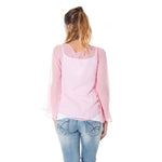 Phard Pink Silk Women T-Shirt