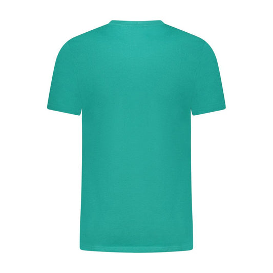 Cavalli Class Green Cotton T-Shirt CA-38696-M