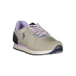 U.S. POLO ASSN. Silver Polyester Women Sneaker