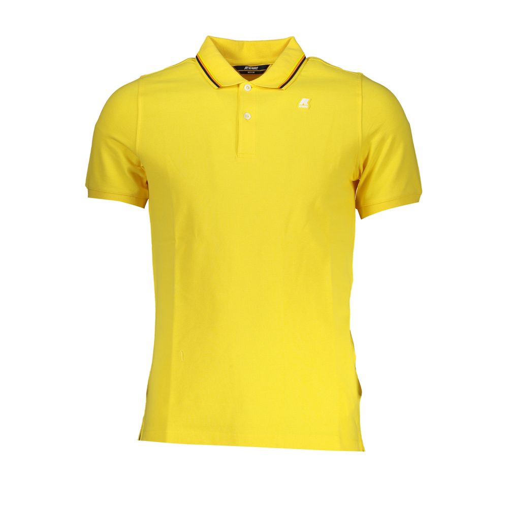 K-WAY Yellow Cotton Polo Shirt