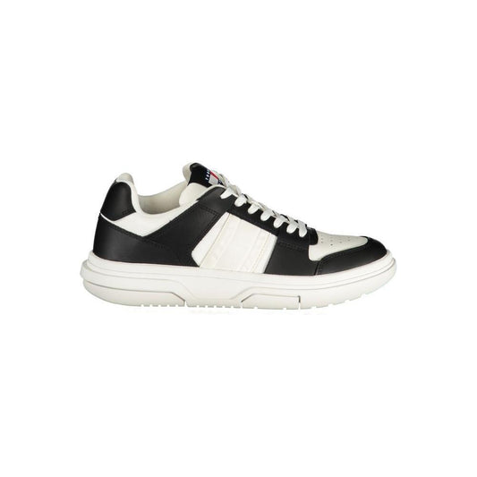 Tommy Hilfiger Black Leather Women Sneaker TO-32591-EU36/US6