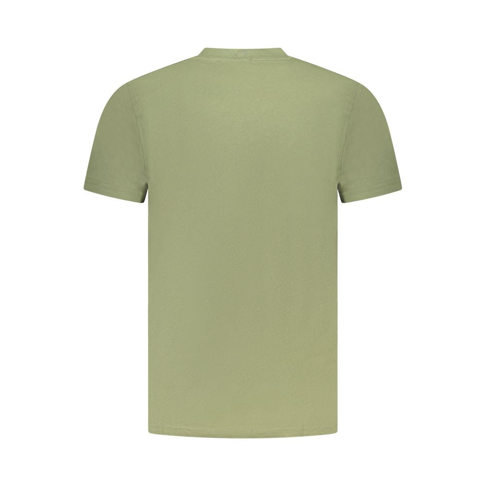 Cavalli Class Green Cotton T-Shirt