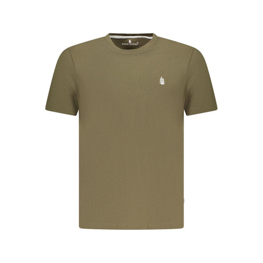 Marina Yachting Green Cotton Men T-Shirt MA-38552-L
