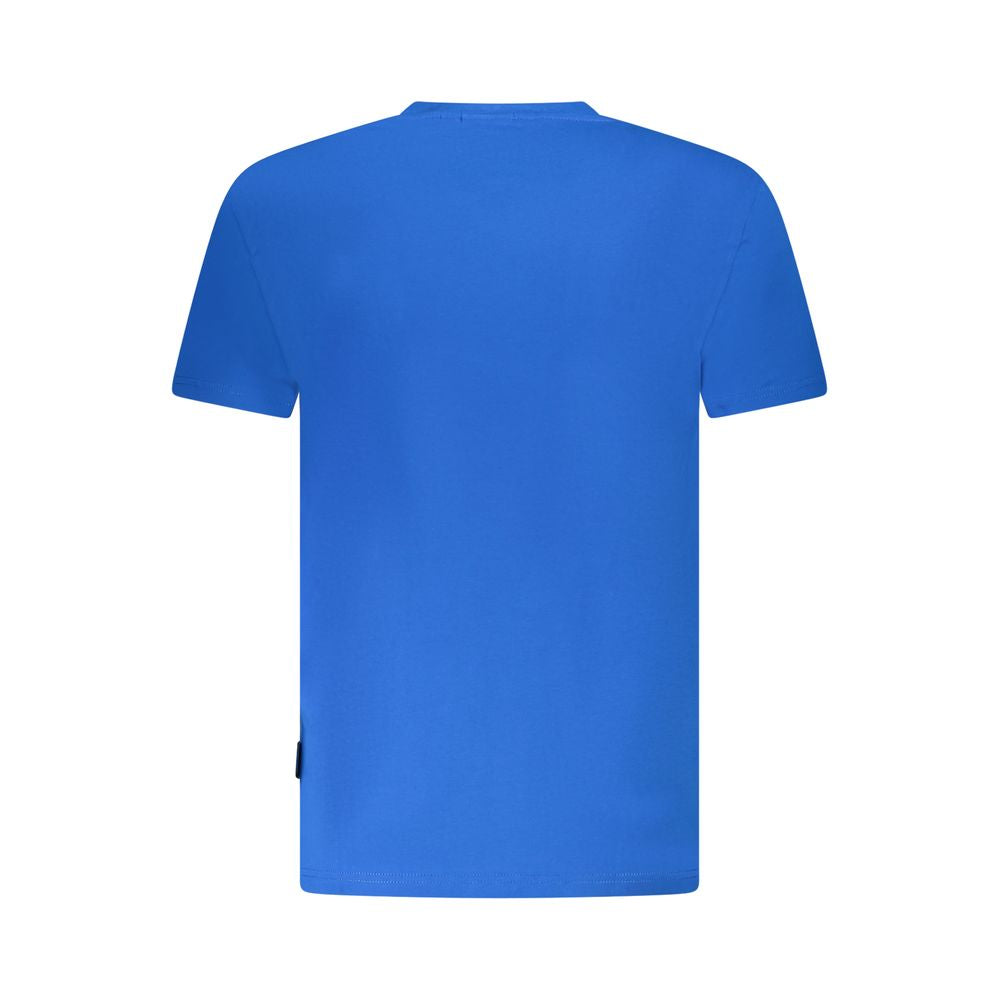 Napapijri Blue Cotton Men T-Shirt