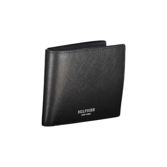 Tommy Hilfiger Black Leather Wallet TO-30742