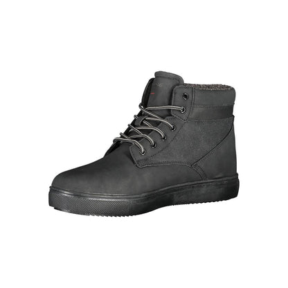 Carrera Black Polyester Men Boot