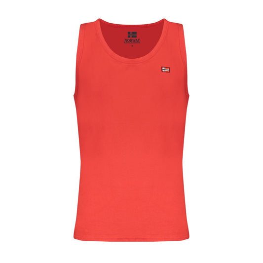 Norway 1963 Red Cotton Tank Top