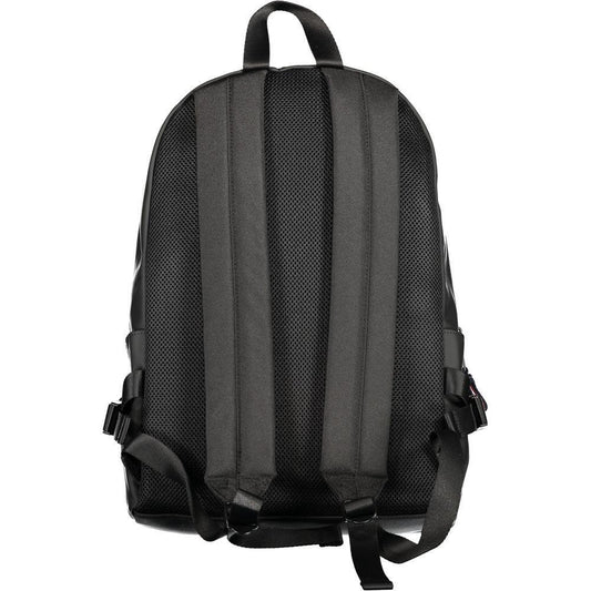 Tommy Hilfiger Black Polyester Backpack TO-30690