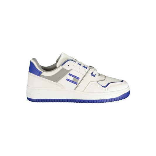 Tommy Hilfiger White Polyethylene Men Sneaker