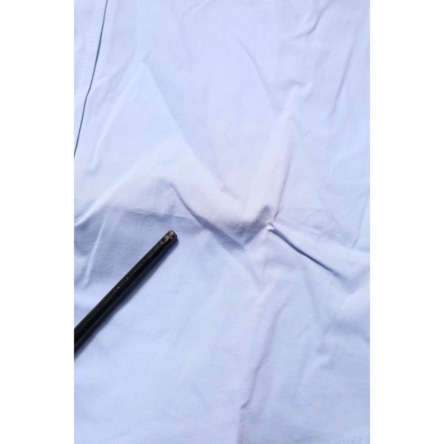 Dolce & Gabbana Blue Cotton SICILIA Long Sleeves Dress Shirt TSH906772-37