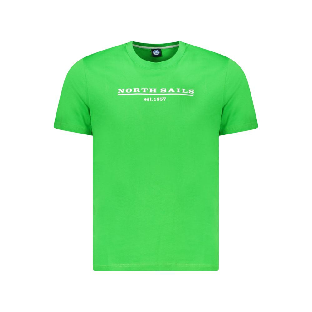 North Sails Green Cotton T-Shirt