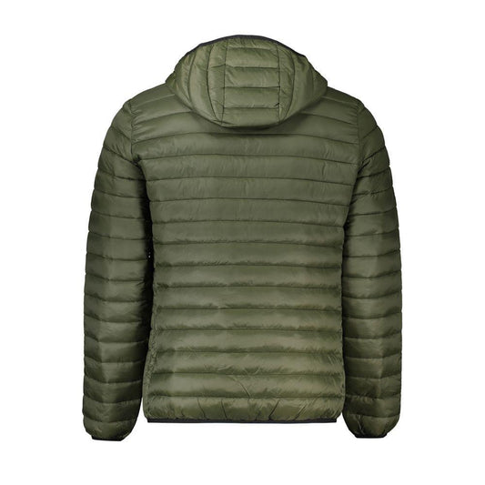 Cavalli Class Green Polyamide Men Jacket CA-31945-XXL-FBB-394
