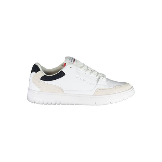 Tommy Hilfiger White Polyethylene Men Sneaker