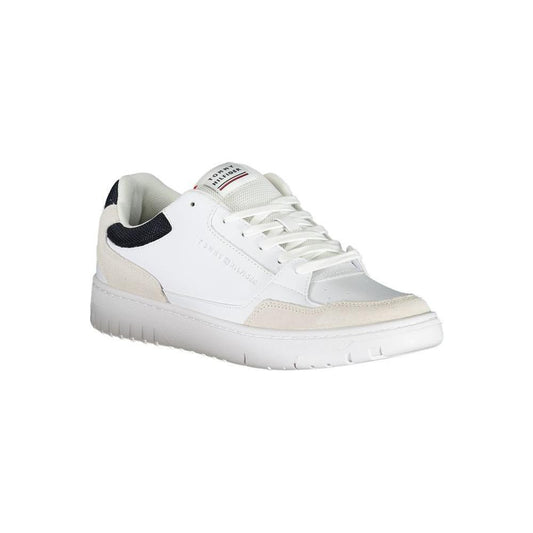 Tommy Hilfiger White Polyethylene Men Sneaker
