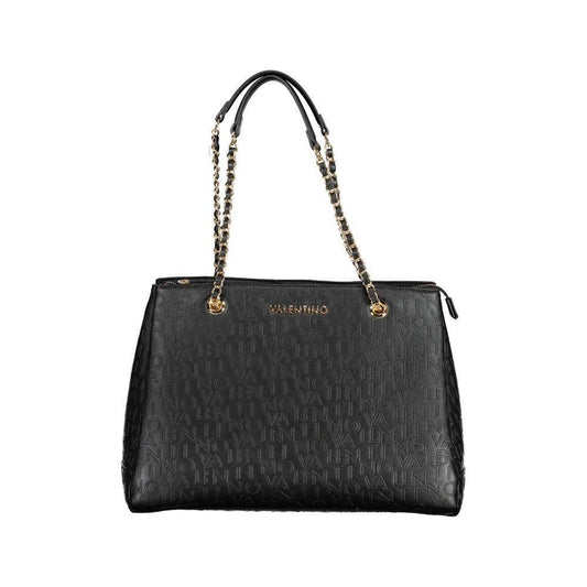 Mario Valentino Black Polyethylene Women Handbag