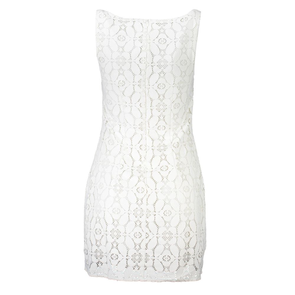 Desigual White Polyester Dress