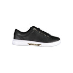 Tommy Hilfiger Black Leather Women Sneaker TO-22804-EU36/US6