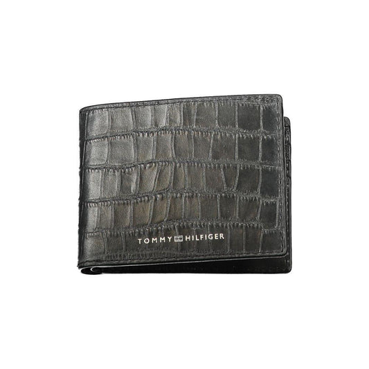 Tommy Hilfiger Black Leather Wallet TO-30741