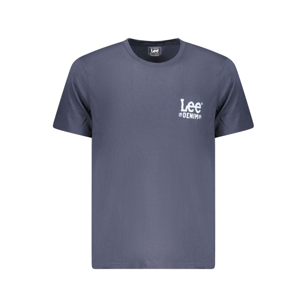 Lee Blue Cotton T-Shirt