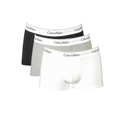 Calvin Klein Brown Cotton Men Boxer tri-pack featuring low-waist design, elastic waistband, and premium regenerative cotton blend.