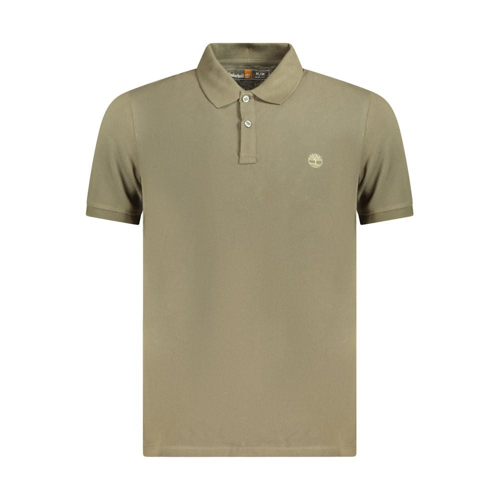 Timberland Green Cotton Polo Shirt TI-35476-S