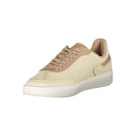 Tommy Hilfiger Beige Leather Women Sneaker