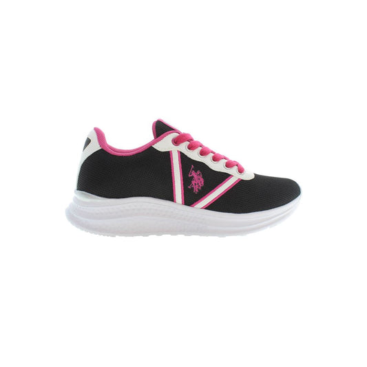 U.S. POLO ASSN. Black Polyester Sneaker
