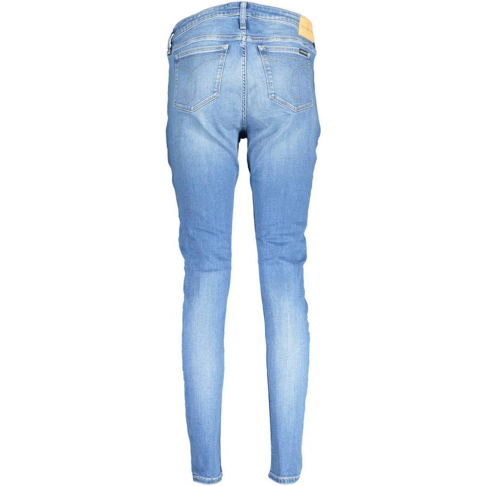 Calvin Klein Blue Cotton Jeans & Pant