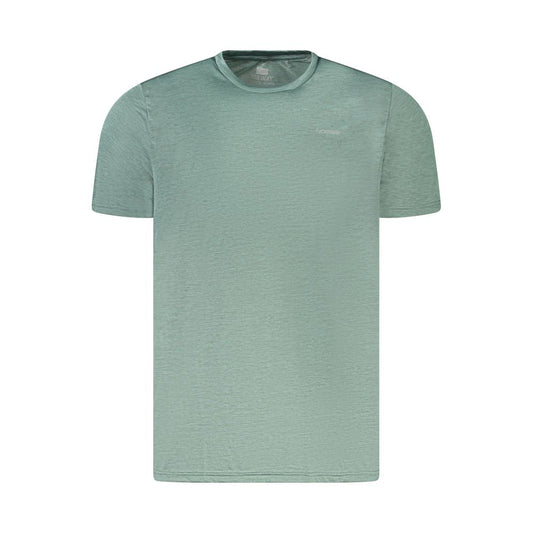 Norway 1963 Green Polyester T-Shirt, short sleeve, crew neck, ultra light, breathable, logo, made from recycled materials.