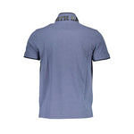 North Sails Blue Cotton Men Polo Shirt