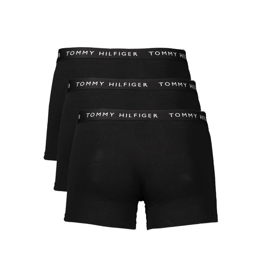 Tommy Hilfiger Black Cotton Men Boxer TO-33562-XL
