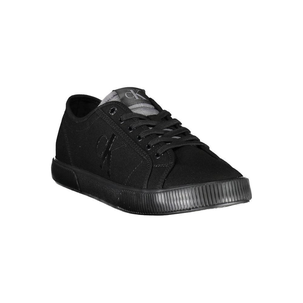 Calvin Klein Black Cotton Sneaker