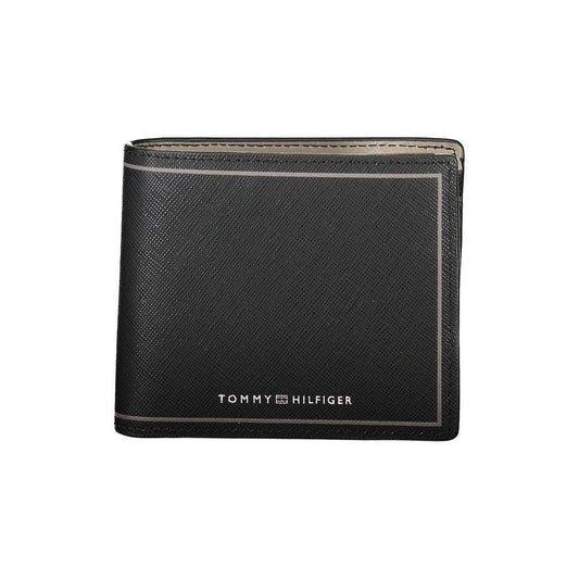 Tommy Hilfiger Black Leather Wallet TO-27172