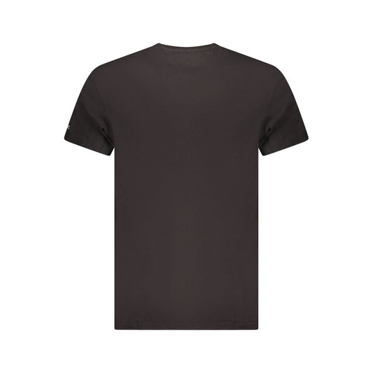 Tommy Hilfiger Black Cotton Men T-Shirt TO-35381-XL