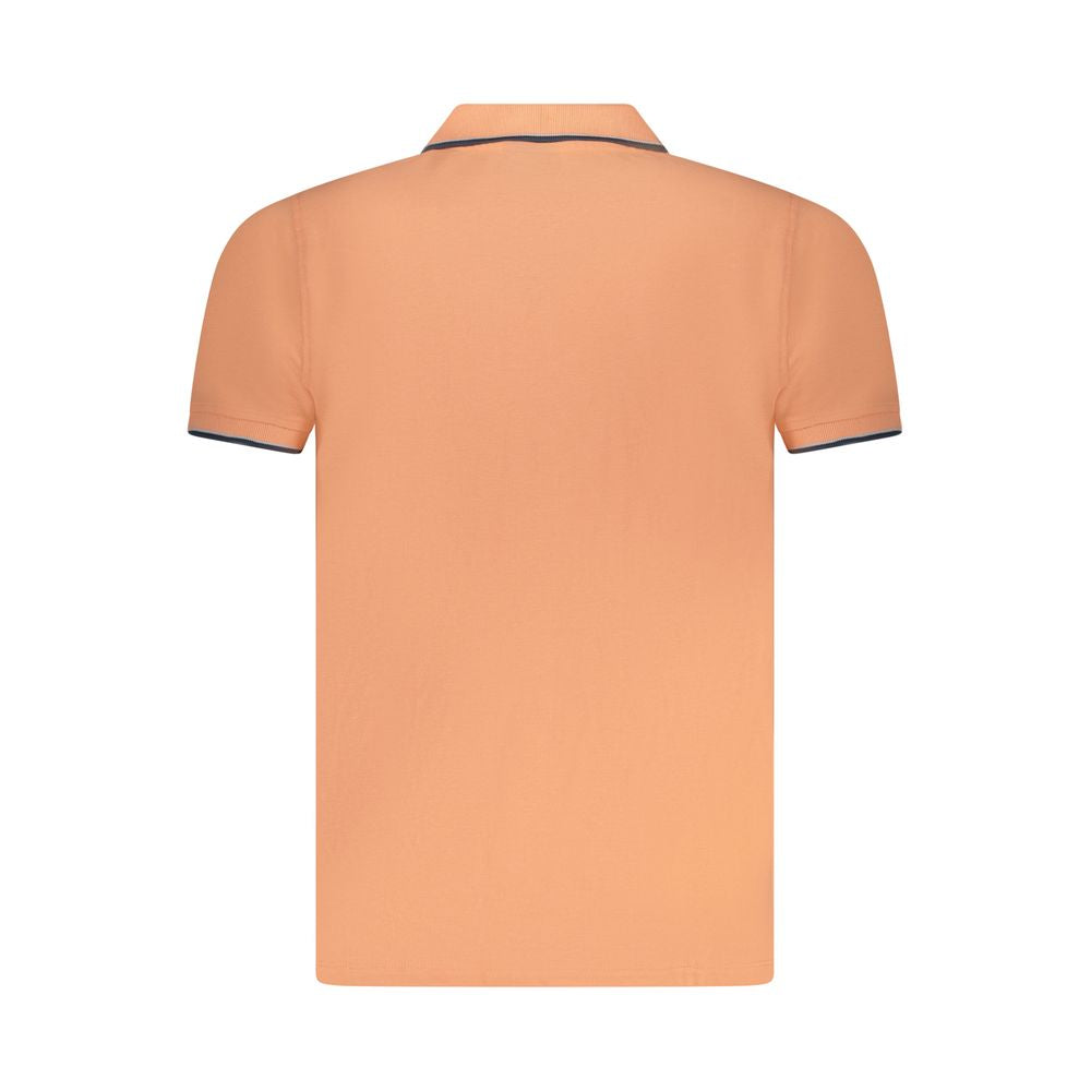 Norway 1963 Pink Cotton Men Polo Shirt NO-38526-S