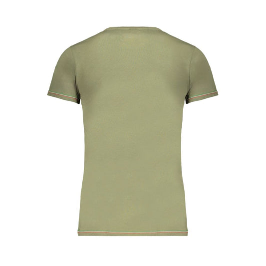 Aeronautica Militare Green Cotton T-Shirt AE-31103-XXL