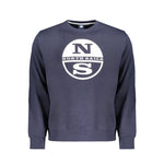 North Sails Blue Cotton Men Sweater