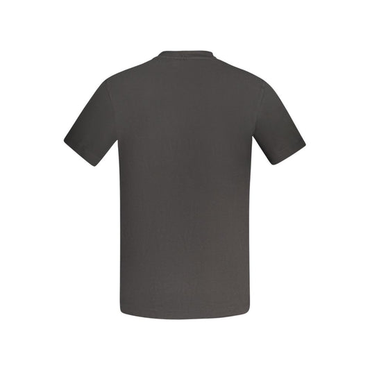 Calvin Klein Black Cotton Men T-Shirt CA-33790-L