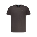 Tommy Hilfiger Black Cotton Men T-Shirt TO-35380-XL
