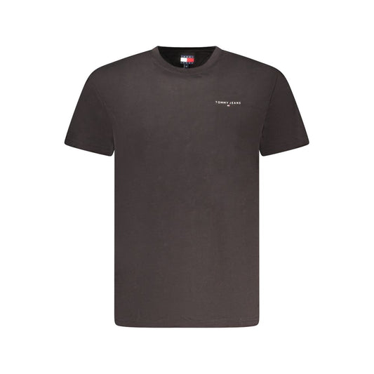 Tommy Hilfiger Black Cotton Men T-Shirt TO-35380-XL
