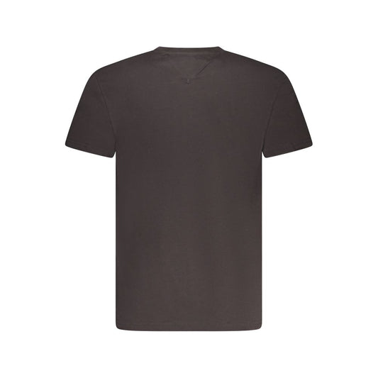Tommy Hilfiger Black Cotton Men T-Shirt TO-35380-XL