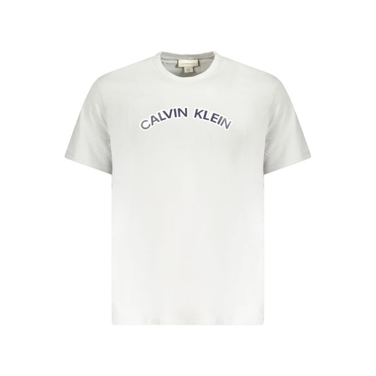 Calvin Klein Brown Cotton Men T-Shirt CA-36280-XL