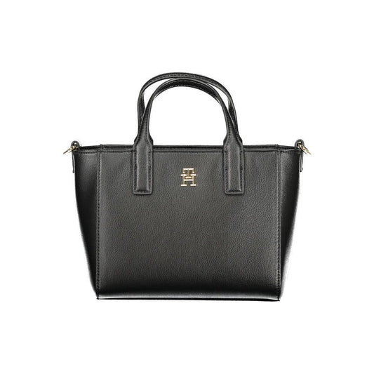 Tommy Hilfiger Black Polyester Women Handbag