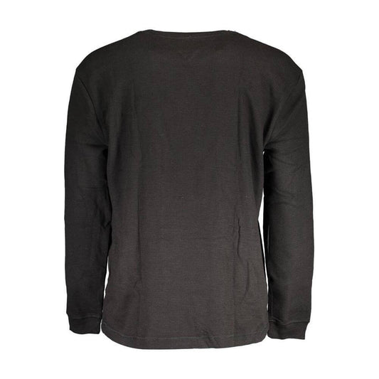 Tommy Hilfiger Black Cotton Men Sweater TO-37235-S