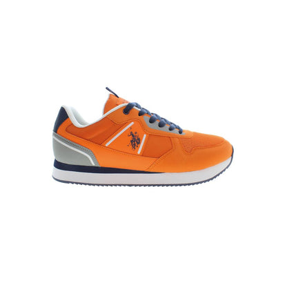 U.S. POLO ASSN. Orange Polyester Sneaker