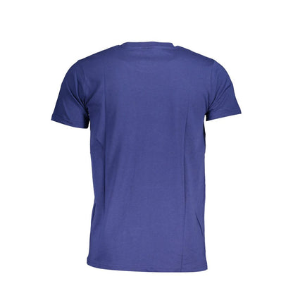 Back view of Norway 1963 Blue Cotton Men T-Shirt showcasing comfort and style.