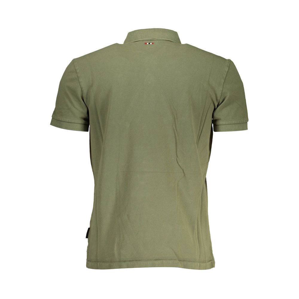 Napapijri Green Cotton Polo Shirt